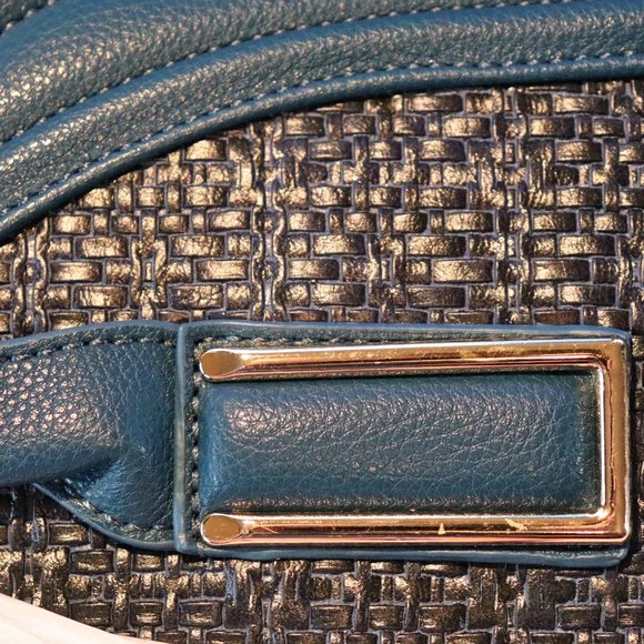 Pink Haley Dariela Weave Large Structure Tote Bag Blue - Picture 4 of 4